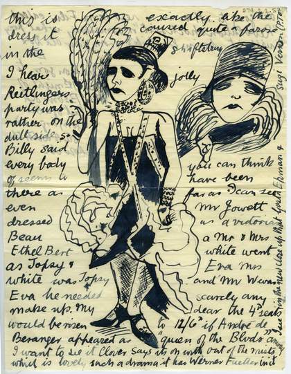 Edward Burra Letter to Barbara Ker-Seymer 2 June 1928