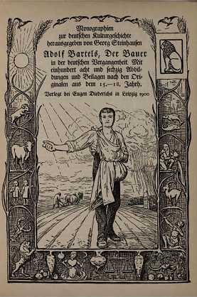 Hans Thoma The Sower, title page to Adolf Bartels, The Peasant in German History 1900
