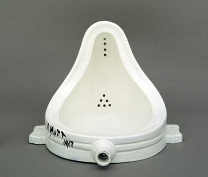 Fig 3 Marcel Duchamp, Fountain 1917, replica 1964