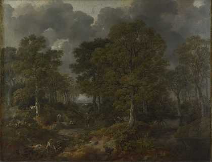 Thomas Gainsborough, Cornard Wood, near Sudbury, Suffolk 1748