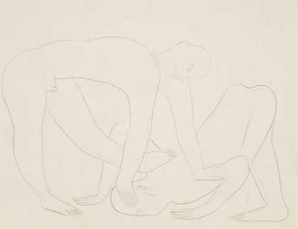 Henri Gaudier-Brzeska, Two Wrestlers 1914
