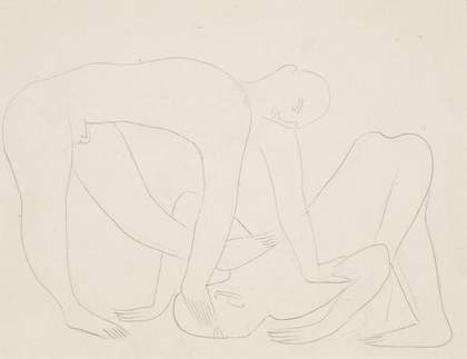 Henri Gaudier-Brzeska, Two Wrestlers 1914 