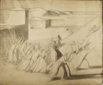 Winifred Knights, Full-scale cartoon for The Deluge 1920