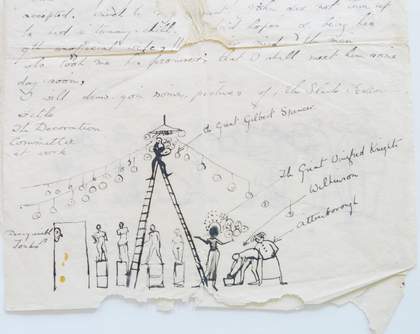 Winifred Knights, Illustrated letter from the artist to her mother Mabel Knights, 1919