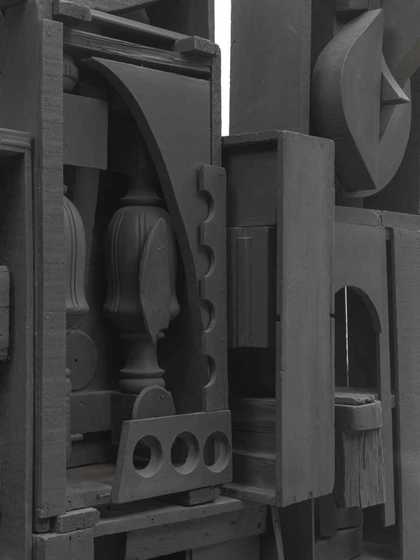 Louise Nevelson, Black Wall 1959 (detail)