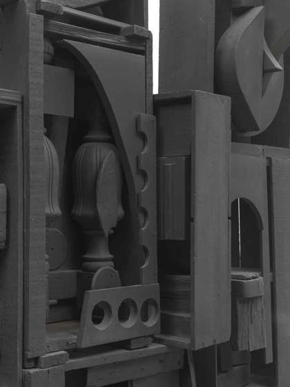 Louise Nevelson, Black Wall 1959 (detail)