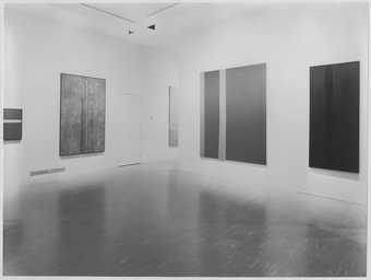 Installation view of The New American Painting at the Museum of Modern Art, New York, 1959
