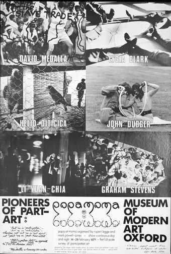 Exhibition poster for Popa at Moma