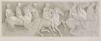 After William Pars, The South Frieze of the Parthenon, engraved by Thomas Stothard, published 1816