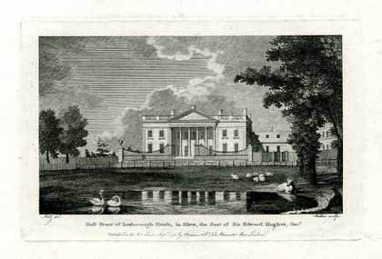 John Walker after Conrad Martin Metz, East Front of Luxborough House, in Essex, the Seat of Sir Edward Hughes, Bart. 1788