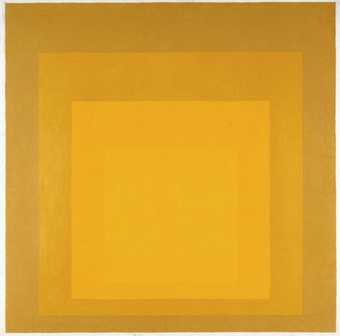 Josef Albers, Study for Homage to the Square: Departing in Yellow 1964