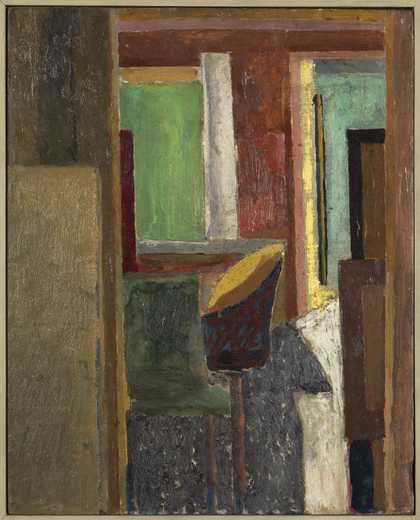 Duncan Grant Interior at 46 Gordon Square c.1915