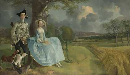 Thomas Gainsborough, Mr and Mrs Andrews c.1750