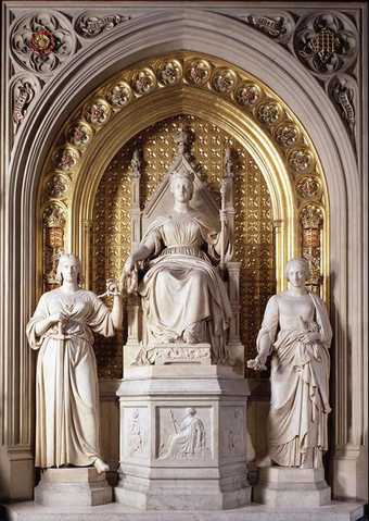 John Gibson Queen Victoria with Justice and Clemency 1855–7,