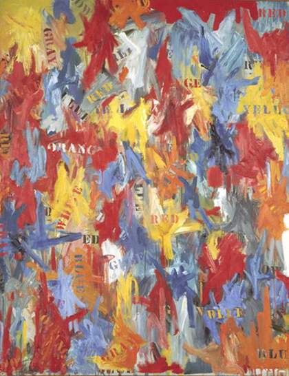 Jasper Johns, False Start 1959