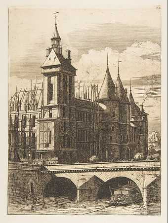 Charles Meryon, The Clock Tower, Paris 1852