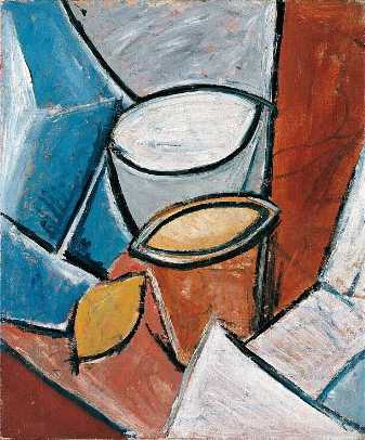 Pablo Picasso Pots and Lemon (Pots et citron) 1907