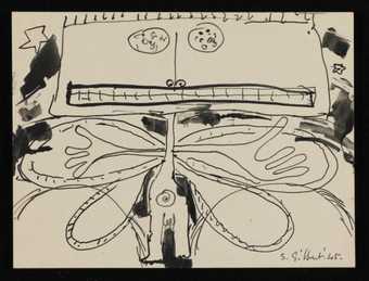 Stephen Gilbert, Drawing of an abstract figure, 1945, Tate Archive