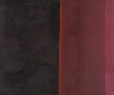Representative sample Black on Maroon