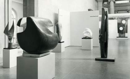 Installation shot of Barbara Hepworth Gift, Tate Gallery, 1967