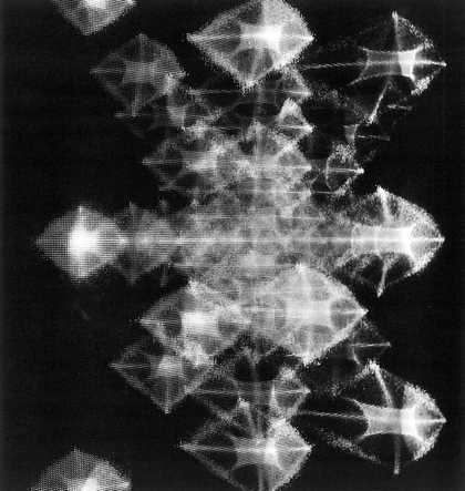Ted Kraynik, Video-Luminar Light Mural 1969 (detail)