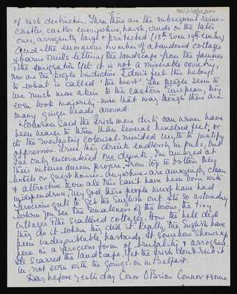 Letter from Marie Seton to Ronald and Helene Moody, Athlone, Co. Westmeath, and Dublin, 29 July-8 August 1966