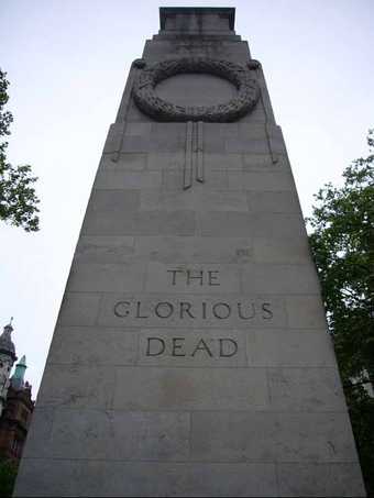 Edwin Lutyens’s Cenotaph of 1919, Whitehall, London