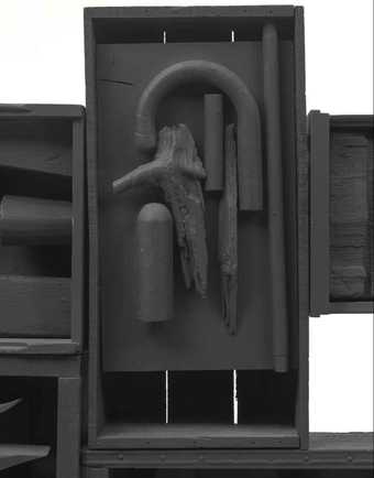 Louise Nevelson, Black Wall 1959 (detail)