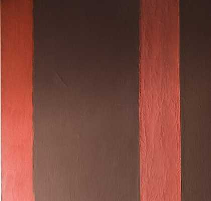 Barnett Newman, Adam, detail photographed in raking light