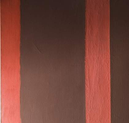 Barnett Newman, Adam, detail photographed in raking light