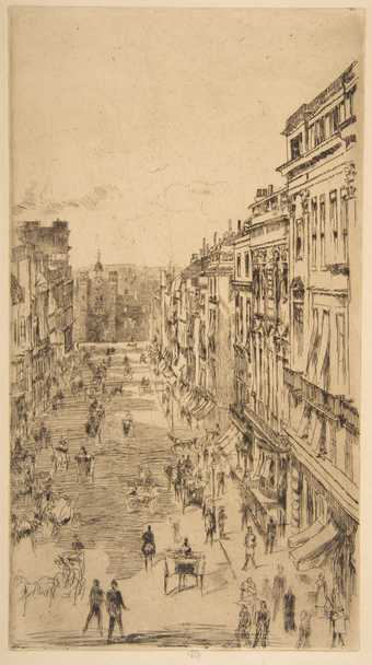James McNeill Whistler, St. James’s Street 1878