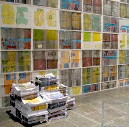 Gordon Matta-Clark, Walls Paper 1972 (detail)