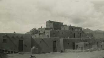 William Johnstone, Large Pueblo, Taos, New Mexico 1949–50