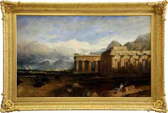 The finished replica frame Linton's Temples of Paestum