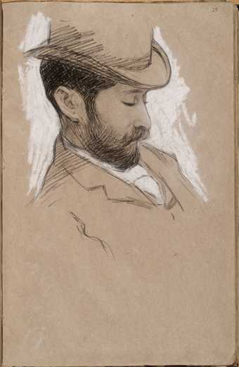 William Rothenstein Portrait of a Man c.1890