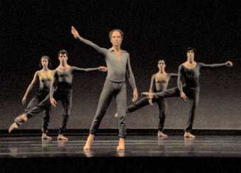 Merce Cunningham and Charles Atlas’s Exchange 1978/2013, featuring set and costume designs by Jasper Johns