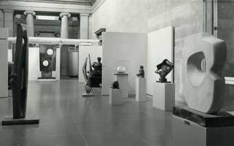 Installation shot of Barbara Hepworth Gift, Tate Gallery, 1967