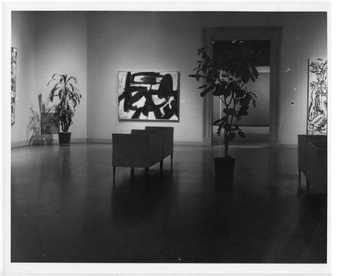 Installation view of The Collection of Mr and Mrs Ben Heller, Baltimore Museum of Art, 1961