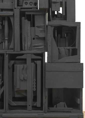 Louise Nevelson, Black Wall 1959 (detail)