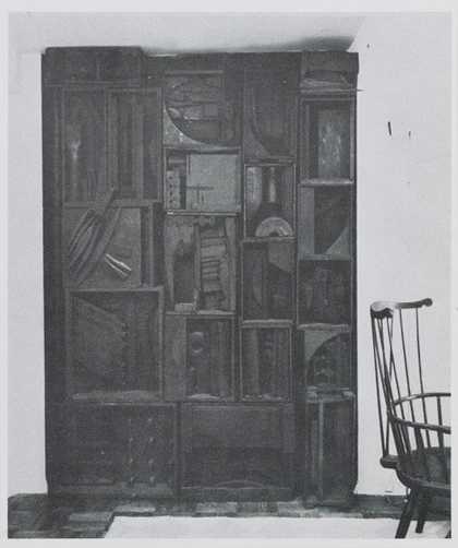 Louise Nevelson, Sky Cathedral Variant 1959, Formerly known as Wall