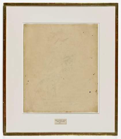 Robert Rauschenberg Erased de Kooning Drawing 1953