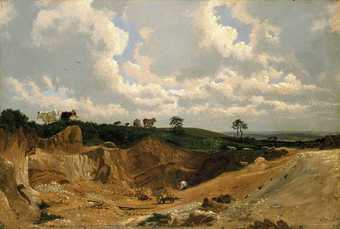 William Turner of Oxford, Gravel Pit on Shotover Hill, near Oxford c.1818