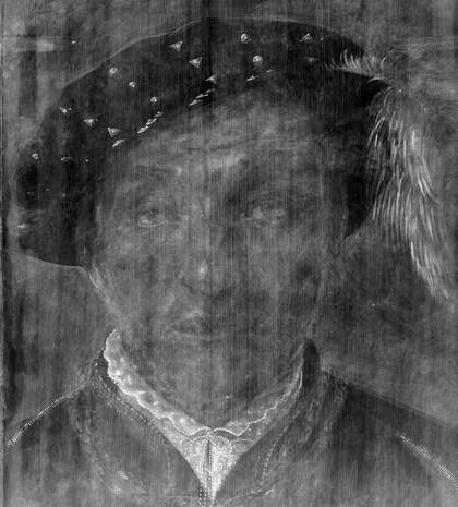 ?British School, Portrait of a Gentleman, probably of the West Family c.1545–60