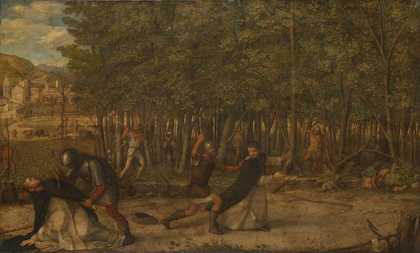 Giovanni Bellini, The Assassination of Saint Peter Martyr c.1507
