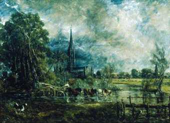 John Constable Salisbury Cathedral, Wiltshire, from the Meadows c.1829–31
