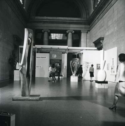 Installation view of Barbara Hepworth, Tate Gallery, 1968, Tate Archive