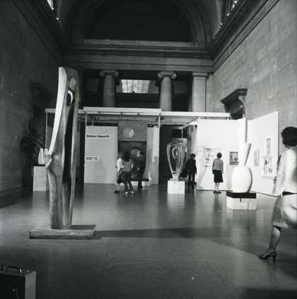 Installation view of Barbara Hepworth, Tate Gallery, 1968, Tate Archive