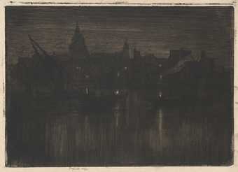 Joseph Pennell, St. Paul’s from the River 1894