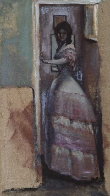 William Rothenstein Woman Standing in a Doorway c.1894