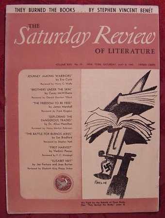 Bernard Perlin, Cover illustration, Saturday Review of Literature, 8 May 1943